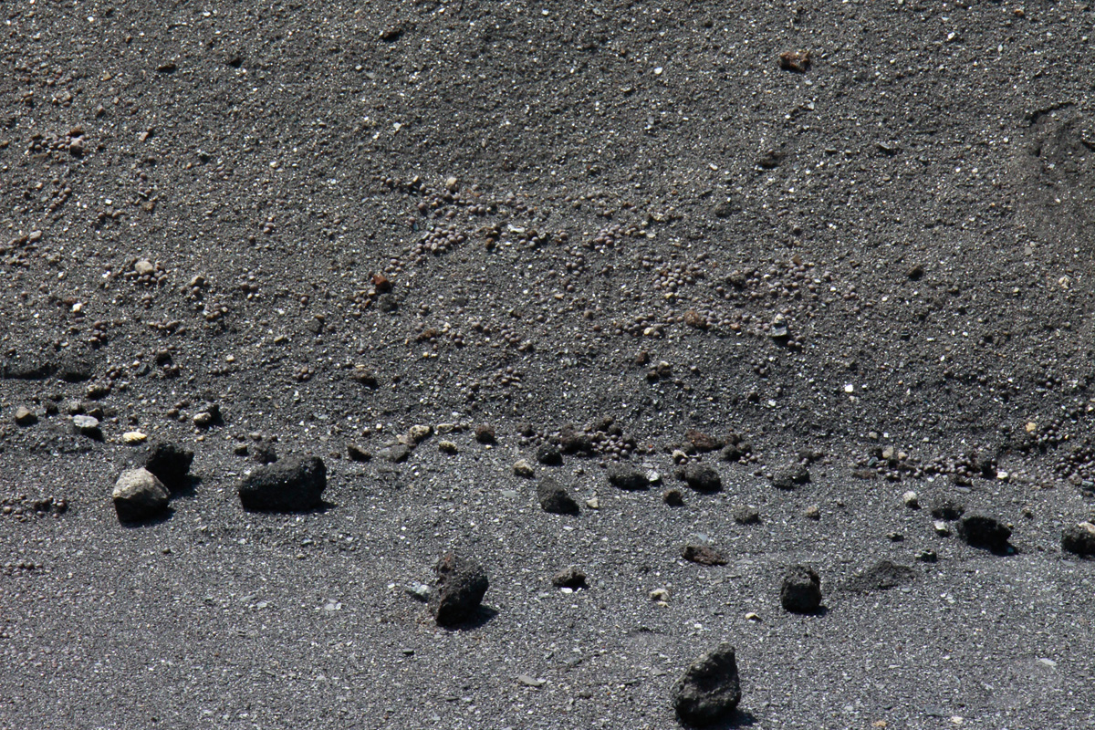 black pebbles